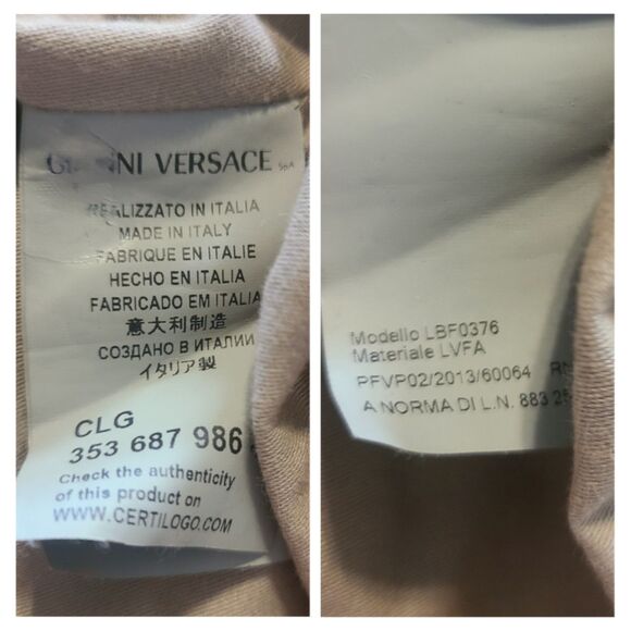 Versace (Authentic) Large Black Pelle Leather & Gold Medusa Shoulder Bag, VGUC - Picture 10 of 11